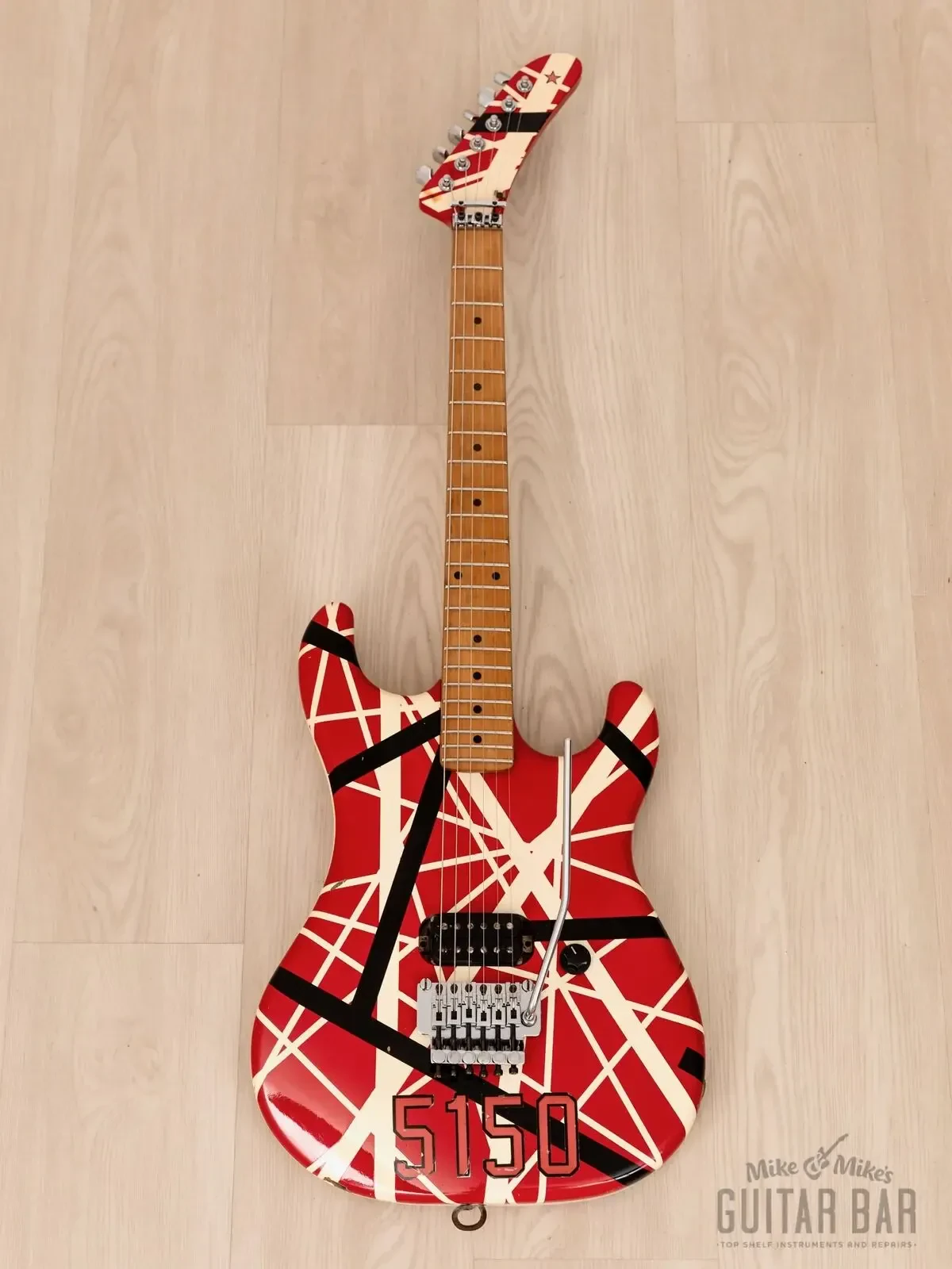 Электрогитара ESP EVH Frankenstrat 5150 VH-250 H Striped w/gigbag Japan 1990s