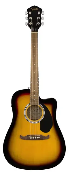 Электроакустическая гитара Fender FA-125CE Dreadnought Sunburst