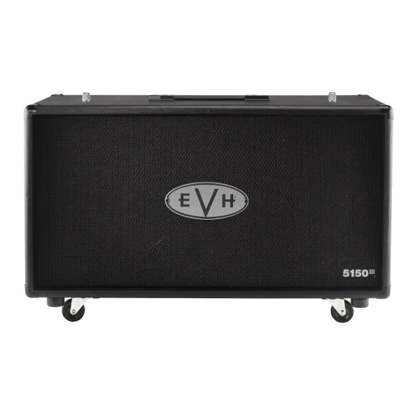 EVH 5150III 2 x 12 In Speaker Enclosure Cabinet for Electric Guitars Black