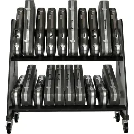 A&S Crafted Products Band Room Violin Case Storage Rack