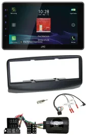 Автомагнитола JVC DAB Bluetooth USB для Fiat Multipla 2006–2010 с поддержкой кнопок на руле