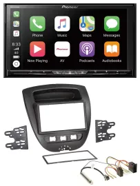 Автомагнитола для Peugeot 107, Citroen C1, Toyo Pioneer 2-DIN MP3 USB DAB DVD Bluetooth