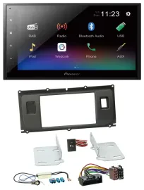 Pioneer USB Bluetooth DAB 2DIN MP3 Autoradio für Land Rover Evoque ab 2011