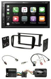 Pioneer USB Lenkrad DAB 2DIN Bluetooth Autoradio für Ford C-Max Focus Galaxy glä