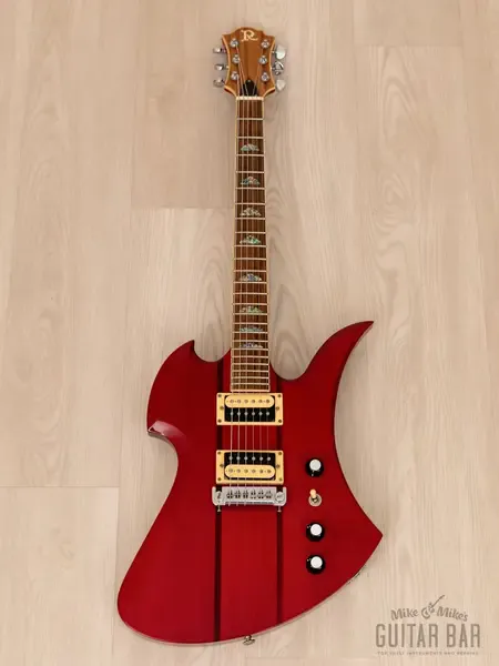 Электрогитара B.C.Rich Mockingbird-850 JE Series HH See Through Red w/gigbag Korea 2003