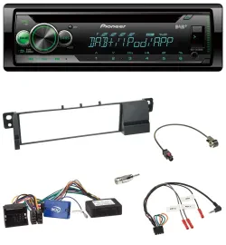 Автомагнитола Pioneer CD, USB, MP3, DAB для BMW 3 Series E46 (2001–2007), черный