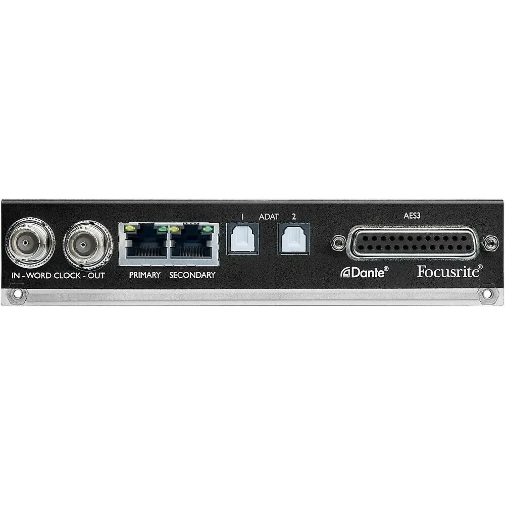 Плата расширения Focusrite ISA ADN8 8-канальная Dante A/D, AES3/ADAT для ISA 428 MkII/828 MkII