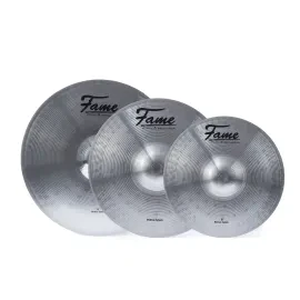 Fame Splash Beckenset 12" 10" 8" Messing Handgehämmert Klangqualität Set III