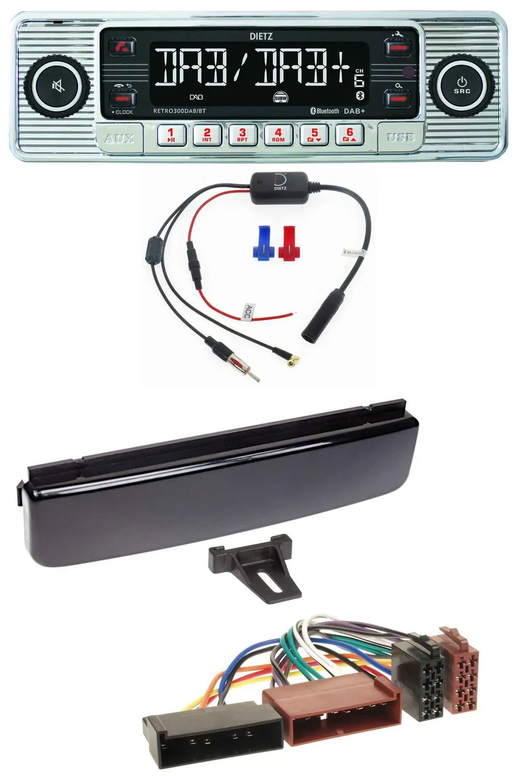 Dietz DAB USB MP3 Bluetooth Autoradio für Ford Cougar Fiesta Focus Mondeo Puma K