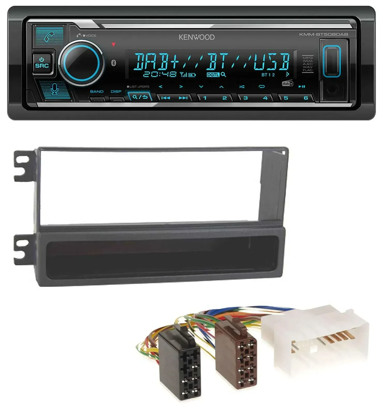 Автомагнитола Kenwood Bluetooth MP3 DAB USB для Kia Magentis (с 2006)