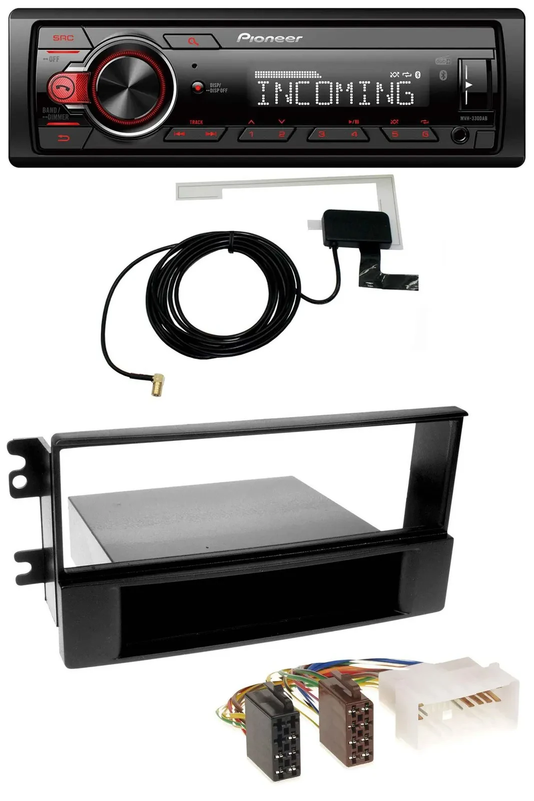 Pioneer USB MP3 DAB Bluetooth Autoradio für Kia Sportage (ab 2005)