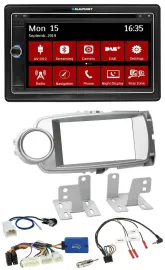 Автомагнитола Blaupunkt 2DIN DAB TMC USB Bluetooth с навигацией для Toyota Yaris 2011–2020