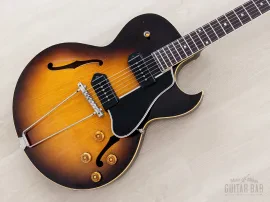 1958 Gibson ES-225 TD Vintage Hollowbody Guitar Sunburst w/ Lifton Case