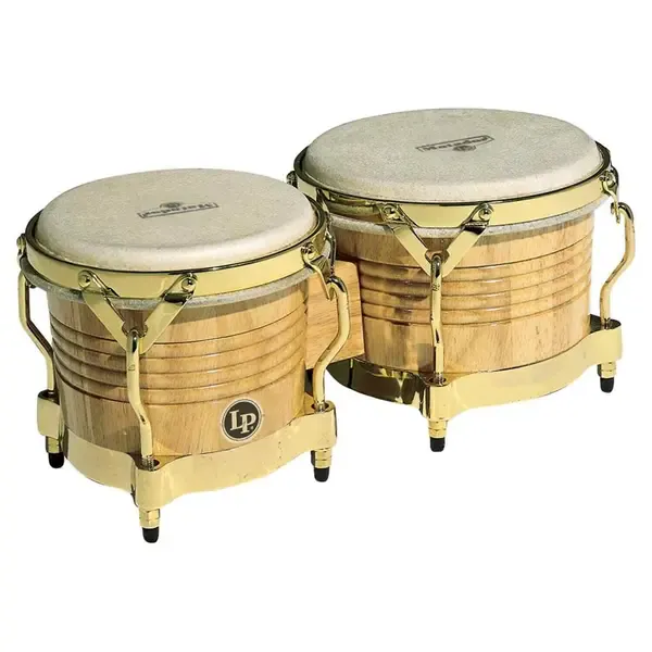 Бонго LP M201-AW Natural Gold Tone Wood Bongos 7 1/4" & 8 5/8"