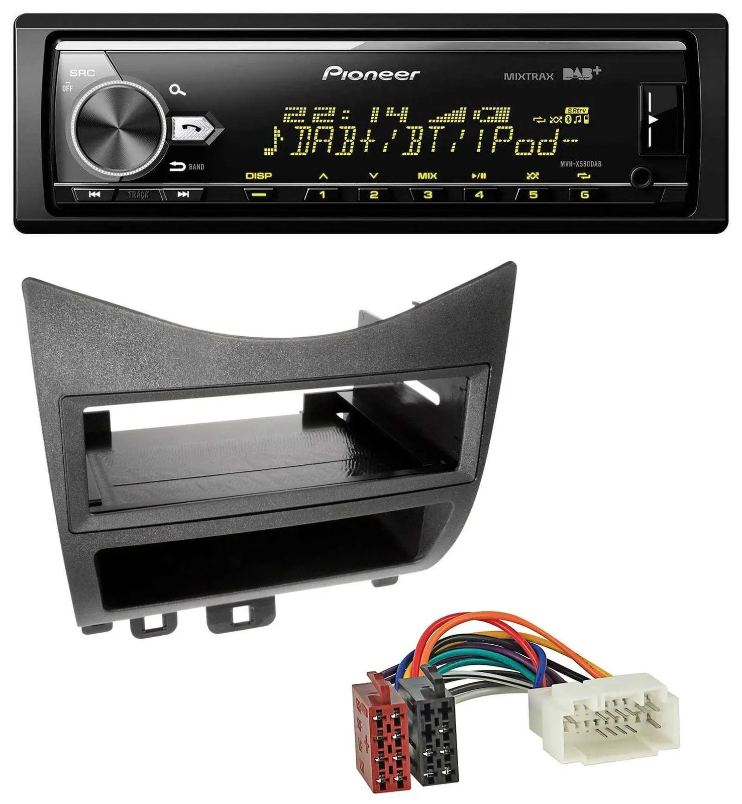 Pioneer Bluetooth USB DAB MP3 Autoradio für Honda Accord (2003-2007)