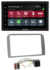 Blaupunkt DAB Bluetooth USB MP3 2DIN Autoradio für Alfa Romeo 147 GT 00-10 silbe