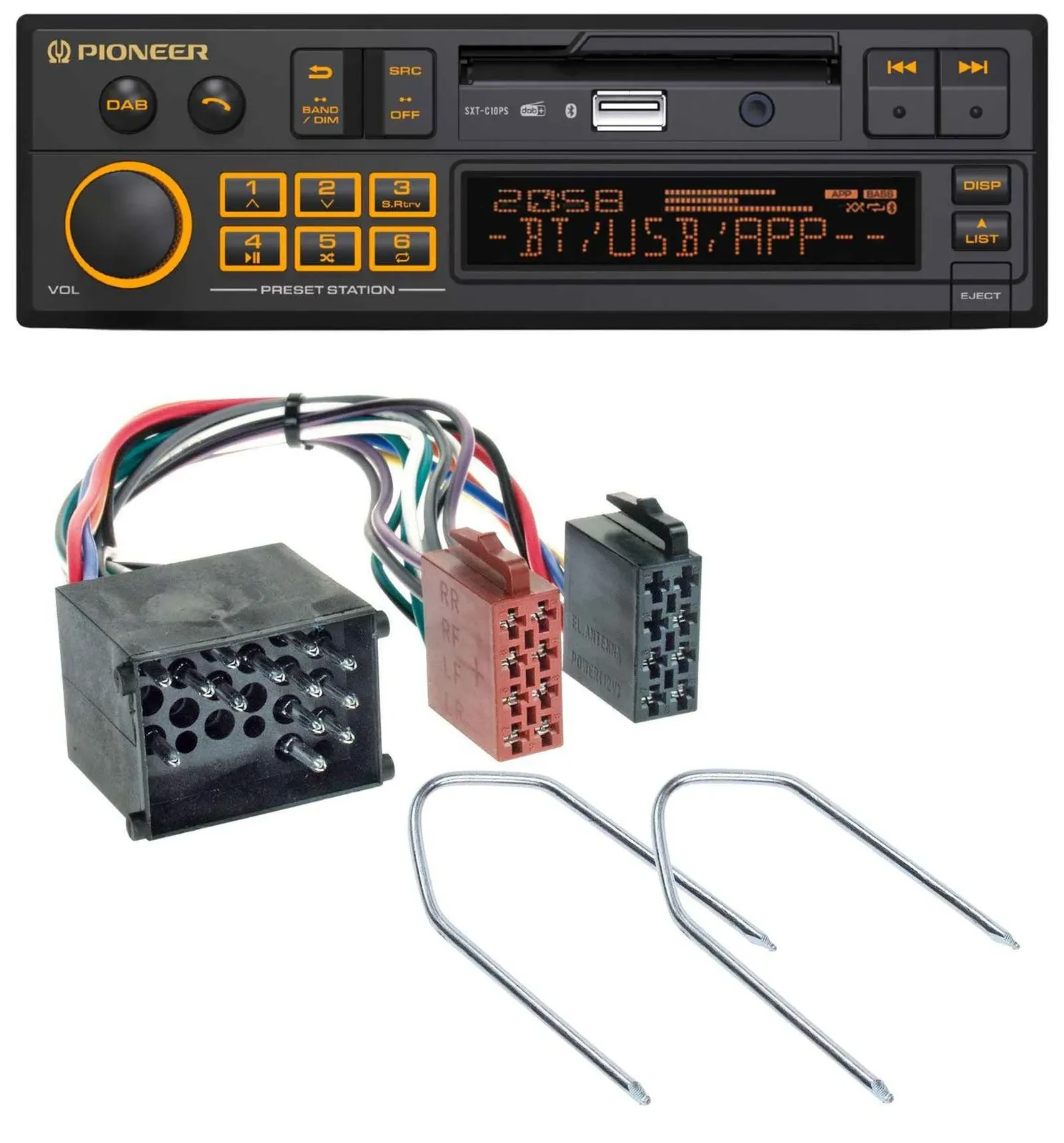 Pioneer DAB MP3 USB Bluetooth Autoradio für BMW 3er E30 E36 87-00 5er E34 88-96