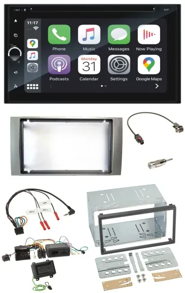 Blaupunkt DAB USB Bluetooth Lenkrad 2DIN TMC Navigation für Ford Kuga 2008-2012