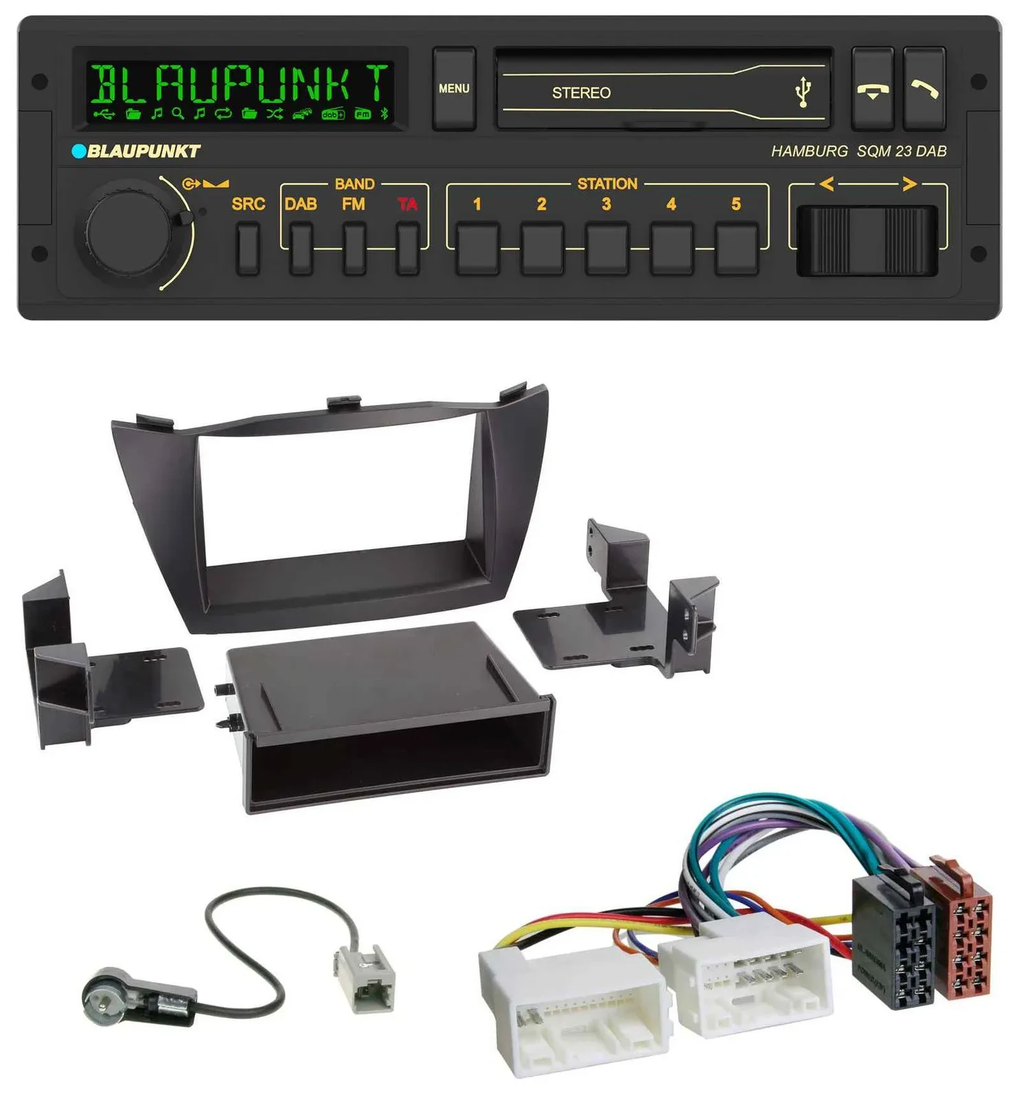 Blaupunkt USB DAB Bluetooth MP3 Autoradio für Hyundai Tucson (2010-2015)