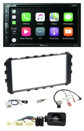 Pioneer DVD 2DIN Lenkrad DAB Bluetooth USB Autoradio für Toyota Yaris 06-11 OEM-