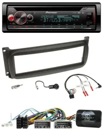 Автомагнитола Pioneer DAB, CD, Bluetooth, USB для Chrysler Dodge RAM (с 2002), поддержка управления с руля