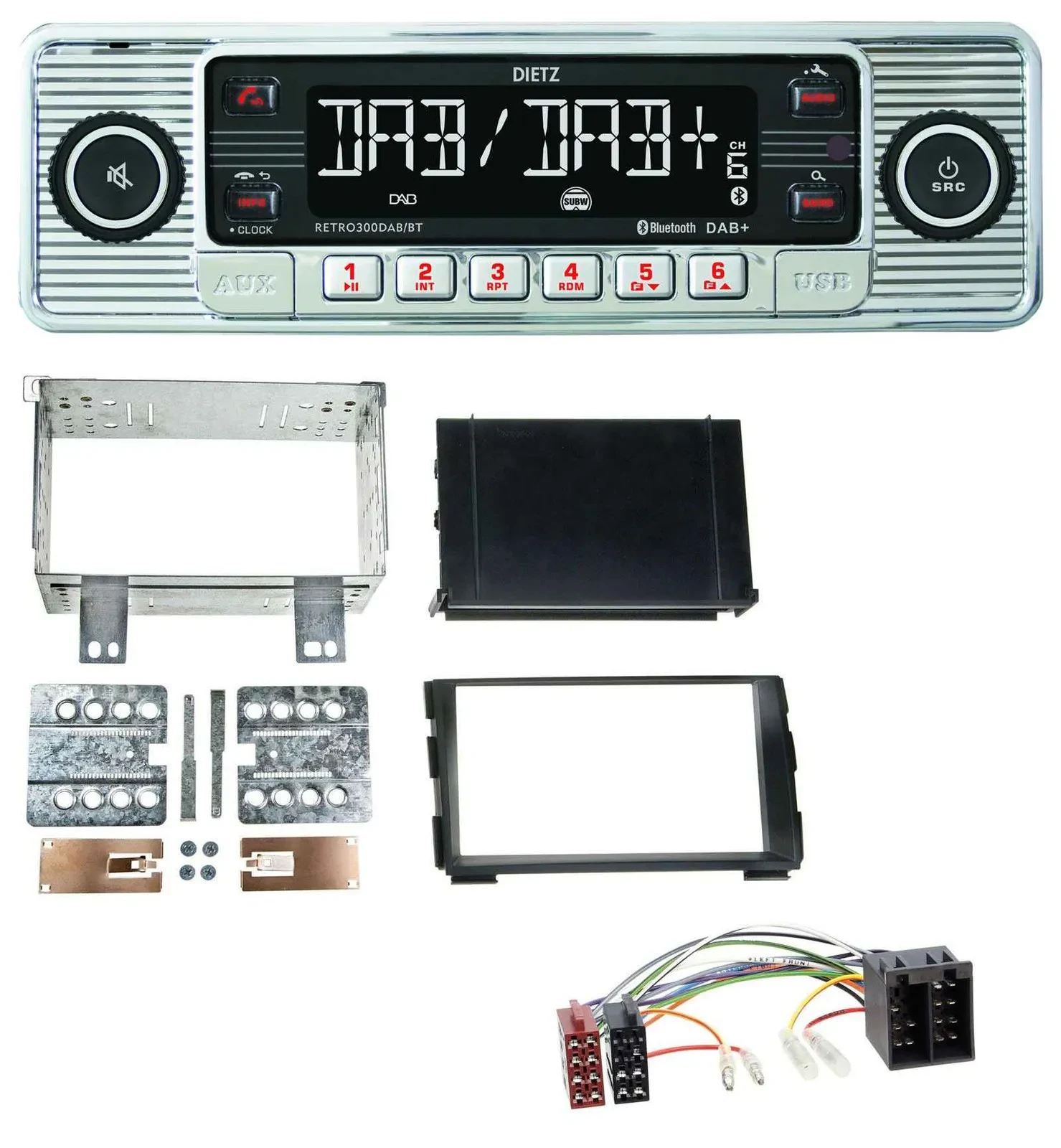 Dietz Bluetooth MP3 DAB USB Autoradio für Kia Ceed 09-12 proCeed 11-13