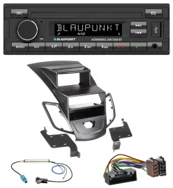 Автомагнитола Blaupunkt USB DAB MP3 Bluetooth для Ford Fiesta (2010–2017) черная