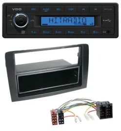 VDO AUX 1DIN MP3 USB Autoradio für Fiat Idea (350 03-11) schwarz