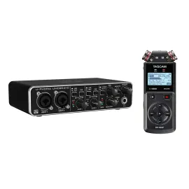 Behringer U-Phoria UMC204HD Audiophile 2x4 USB Audio/MIDI Interface, Bundle with