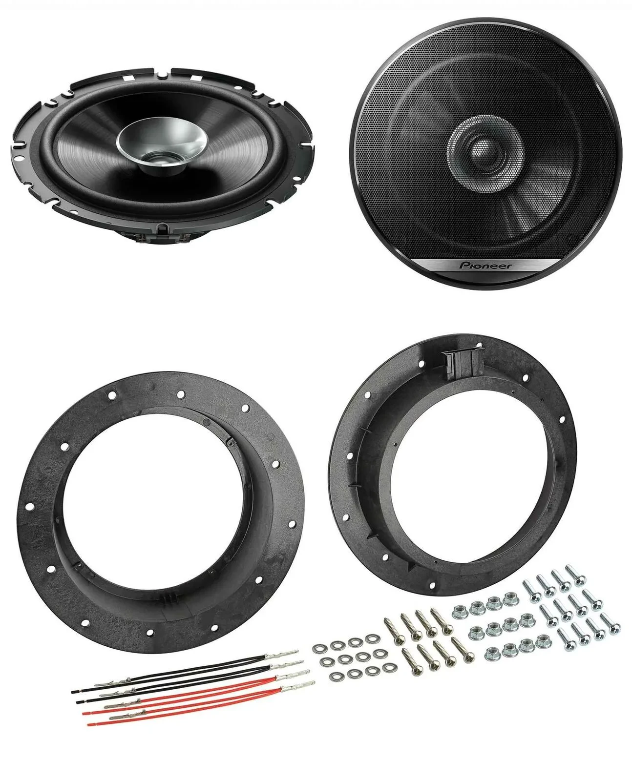 Pioneer 16,5cm 280Watt Lautsprecher für VW Caddy T5 Golf Jetta Passat Touareg Tü