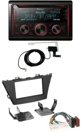 Автомагнитола для Toyota Prius+ (с 2012) Pioneer 2DIN CD USB Bluetooth DAB, MP3