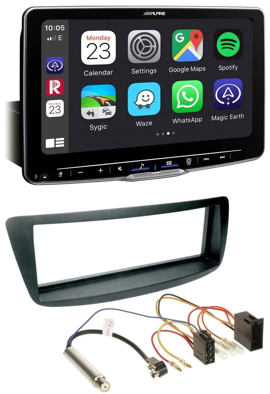 Alpine Bluetooth MP3 USB DAB Autoradio für Peugeot 107 Citroen C1 Phantomeinspei