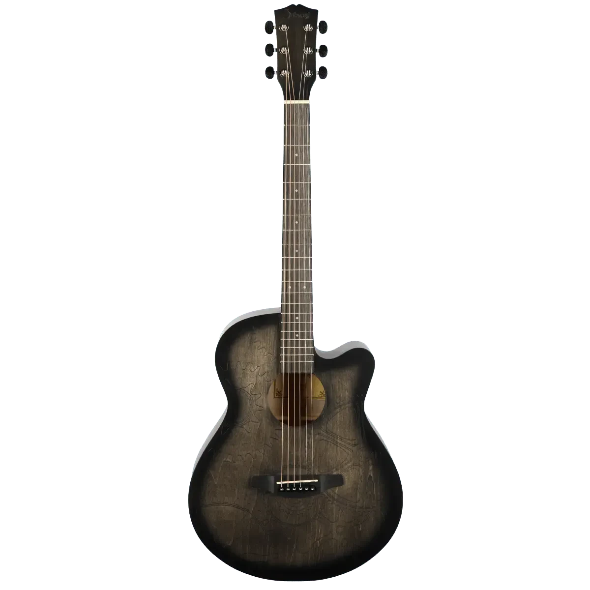 Акустическая гитара Shinobi D-1/WT Grand Auditorium с авторским рисунком