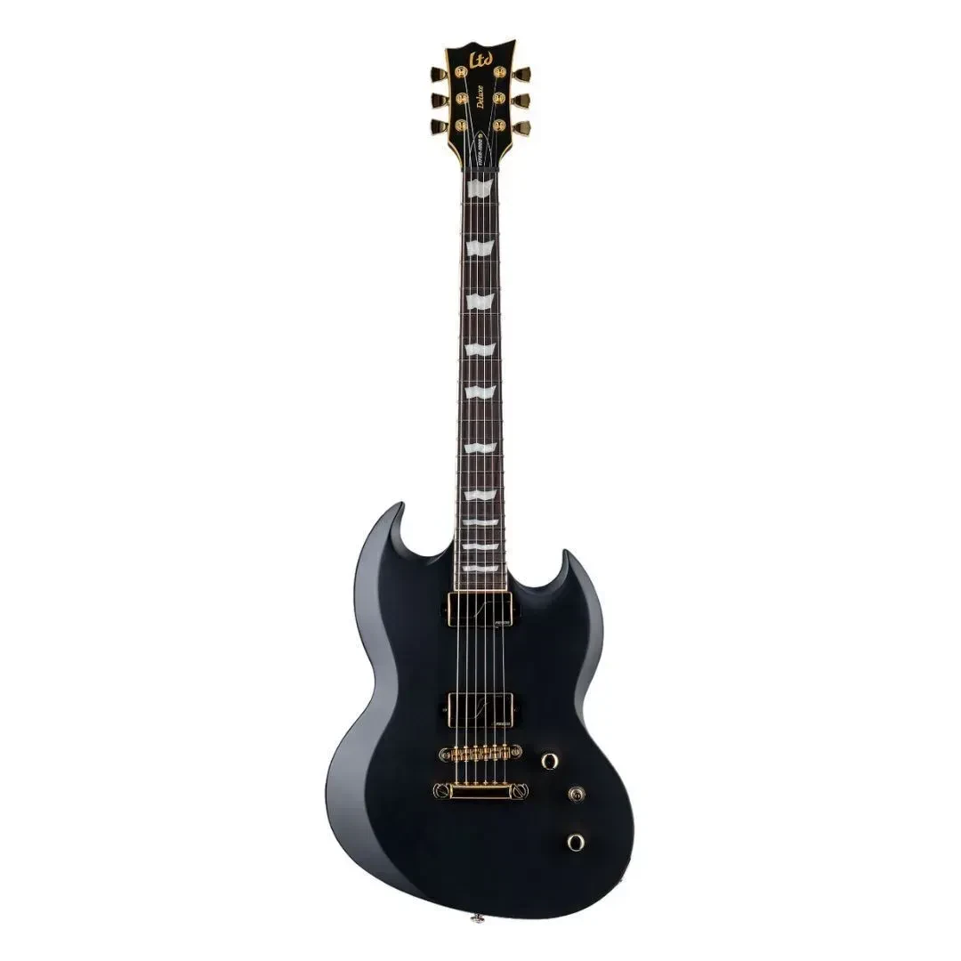 Б/У Электрогитара ESP LTD VIPER 1000 6-струнная, винтажный чёрный, гриф из махагони (3-секционный)