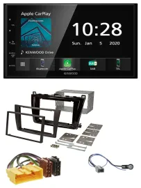 Автомагнитола Kenwood 2-DIN Bluetooth DAB USB для Mazda 6 (2008–2012)