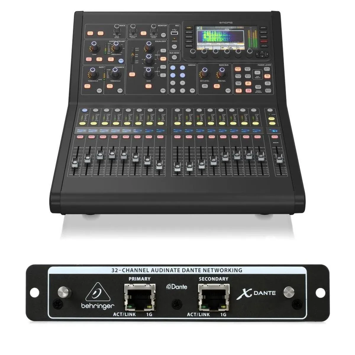 Midas M32R-LIVE 40-Channel Digital Console, Bundle with High-Performance 32-Chan