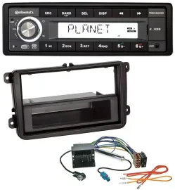 Автомагнитола для Seat Alhambra (с 2010) и Leon (2009–2012) Continental 1-DIN, USB, AUX, DAB, MP3