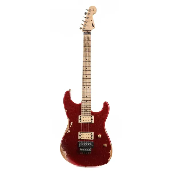 Электрогитара Charvel Custom Shop Nitro Aged San Dimas Red Sparkle