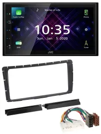 JVC DAB 2DIN MP3 Bluetooth USB Autoradio für Toyota Hilux (ab 2011)