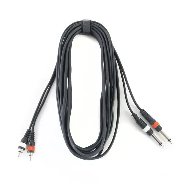 Коммутационный кабель MUSIC STORE Audiokabel stereo 6m Cinch/6,3 mm