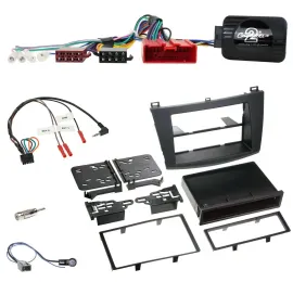 Установочный комплект Caraudio24 для автомагнитолы 2-DIN для Mazda 3 2009–2013, с адаптером кнопок на руле, CAN-Bus
