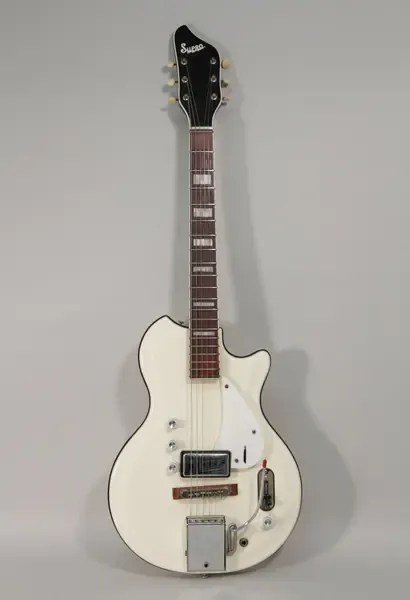 Электрогитара Supro Holiday Res-O-Glass White USA 1960