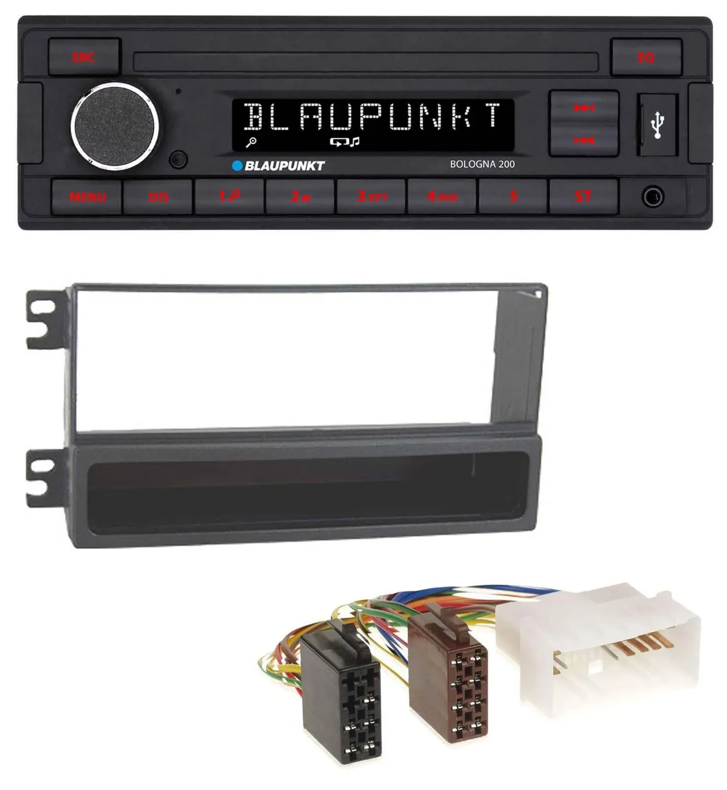 Blaupunkt MP3 AUX USB 1DIN Autoradio für Kia Magentis (ab 2006)
