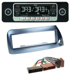 Автомагнитола Dietz для Ford Ka до 2008 года, USB, DAB, MP3, Bluetooth, синий металлик