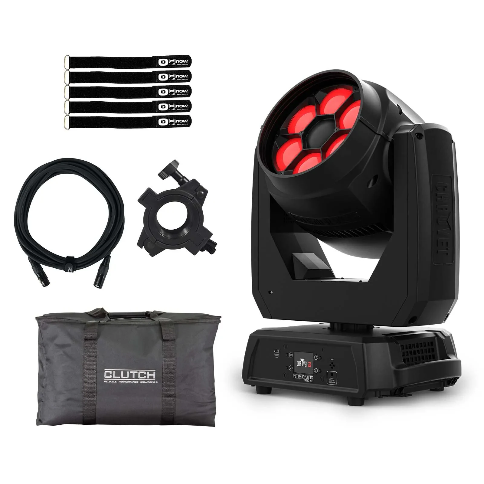 Прожектор Chauvet DJ Intimidator Trio XD с вращающейся головой, Beam/Wash/Effect, с сумкой
