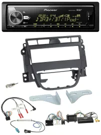 Pioneer Bluetooth USB DAB Lenkrad Autoradio für Opel Meriva B ab 2010