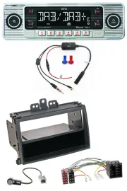 Dietz DAB USB MP3 Bluetooth Autoradio für Hyundai i20 08-11 Rubber-Touch Ablagef