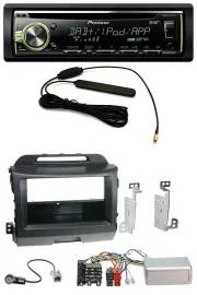 Pioneer MP3 USB CD DAB Lenkrad Autoradio für Kia Sportage 3 10-15 schwarz