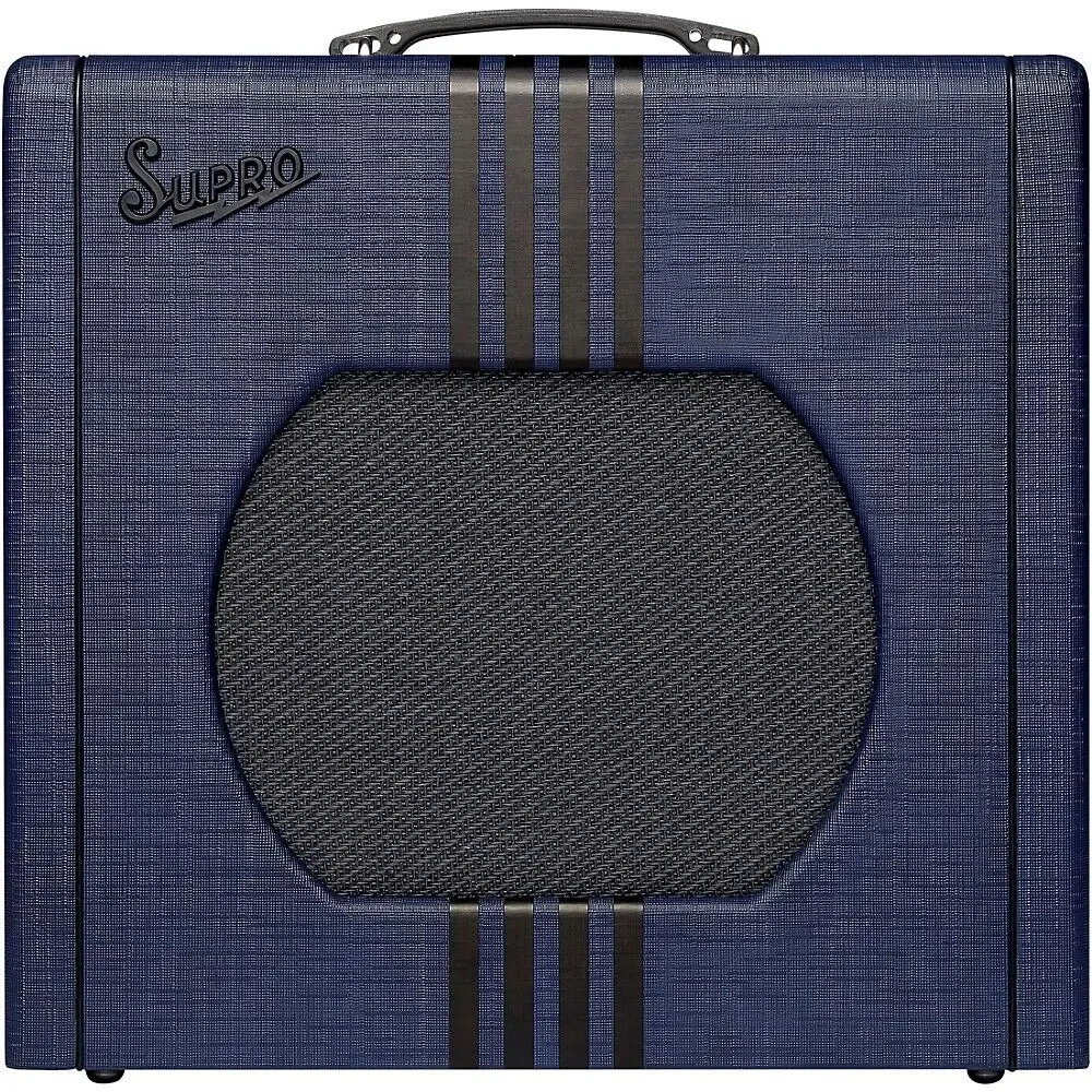 Комбоусилитель для электрогитары Supro 1822 Delta King 12 15W 1x12 Limited-Edition Tube Guitar Amp Blue