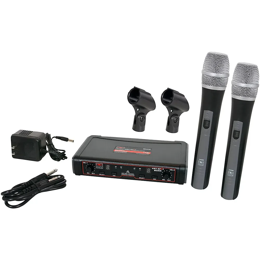 Радиосистема Galaxy Audio EDXR/HH38N 2-канальная, 2 ручных микрофона, 518–542 МГц (Band N)